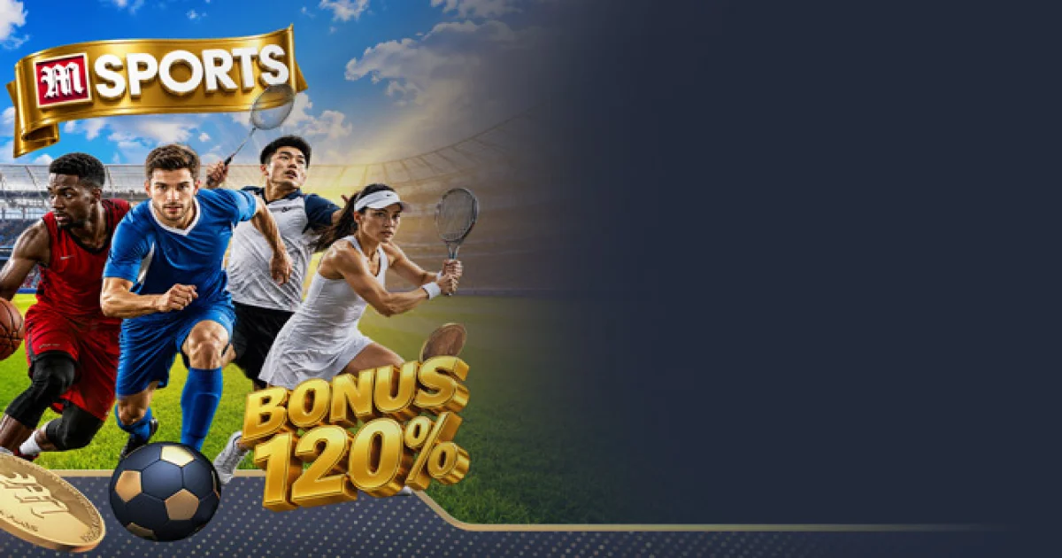 120% MSPORTS WELCOME BONUS 3